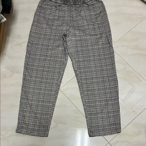 Classic Gray Plaid women’s Trousers